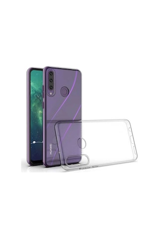 Huawei Y6P Kılıf Zore Şeffaf Ince Ve Esnek Süper Silikon Kılıf Renksiz