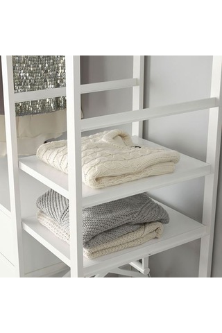 Ikea Elvarlı Yan Ünite, Beyaz, 51x216 Cm