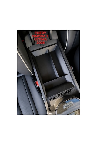 Chery Omoda 5 Ultima 2026 Kolçak Organizer-3 Bölmeli Siyah Omoda 5'e Uyumlu Değildir.