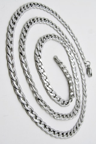 Gurmet Erkek Çelik Zincir Kolye Ince 4 Mm 56 Cm Eck06