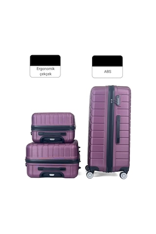 Reymond Luggage Altıgen Abs Seyahat Valizi, Orta Boy Yeşil