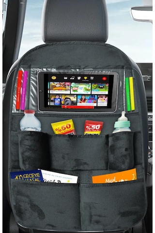 Araç Koltuk Arkası Tablet Ve Telefon Tutucu Organizer - Araç İçi