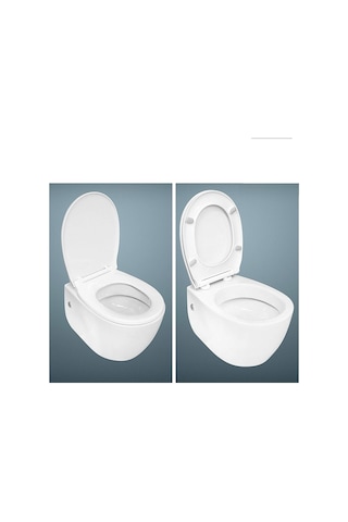 Akdeniz Uyumlu Yavaş Kapanır Klozet Kapağı Sök Tak Özellikli Thermoplast