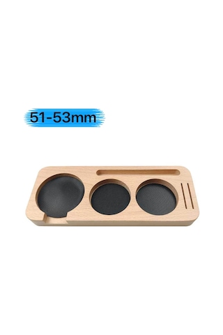 Dinosaurs Kahve Sabotaj Mat İstasyonu Standı Portafilter Tutucu Destek Tabanı Rafı 51mm/53mm Aksesuarlar İçin Kayın Ağacı Barista Diğer