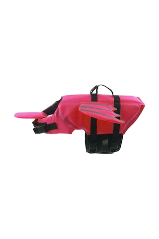 Suntek Saplı Köpek Can Yeleği Plaj Botla Gül-kırmızı-m