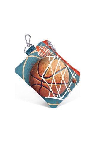Coral High Kids Nefti Turuncu Basketbol Desenli Bozuk Para Çantası 21933 Çok Renkli