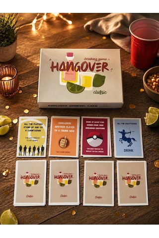Hangover İngilizce Yazılı Yetişkin Parti Oyunu Eğlenceli Sohbet & Icebreaker Kart Oyunu, Arkadaş Ve Çiftler İçin