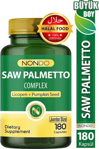 Nondo Saw Palmetto Complex 180 Kapsül