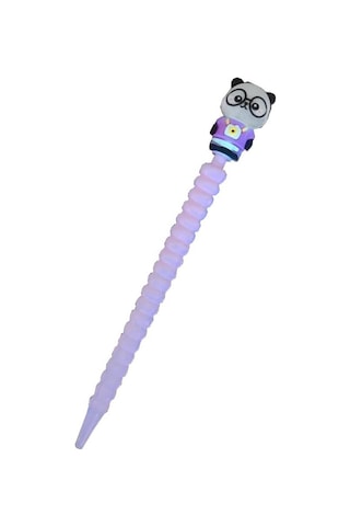 Panda Versatil Kalem 0.7mm Uçlu Kalem 1 Adet Sevimli Gözlüklü Sevimli Panda Mekanik Uçlu Kurşun Kalem 001