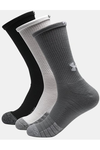Under Armour Yetişkin HeatGear® Crew Çorap 3'lü Paket 1346751-035 Çok Renkli
