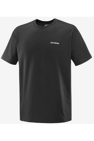 Salomon Logo Rx Tee M Deep Black// Erk T-shırt Lc2527200 Siyah