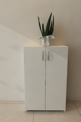 Moonlife Turna 4 Raflı Ayakkabılık Beyaz