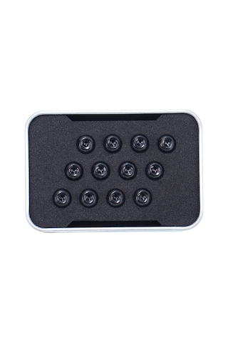 Hombey T25 Ti6al4v Titanyum Bisiklet Fren Disk Çivileri M5x10mm, Ultra Hafif Dayanıklı, Siyah, 12 Adet + Eva Kutusu Siyah