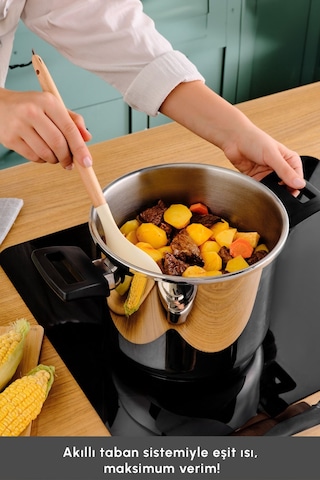 Karaca Perfect Gray İndüksiyon Tabanlı Düdüklü Tencere Seti 4+6 Lt