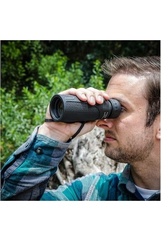 Barska Blackhawk 10x40 Monocular Bk7 Tek Gözlü El Dürbünü Siyah