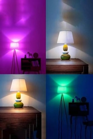 Orsell Uzaktan Kumandalı Renk Değiştirebilen Rgb Led Ampul 10 W E27 Diğer