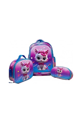 Akıllıelma-taros Sweet Sırt Çantası 3 Lü Set Çok Renkli
