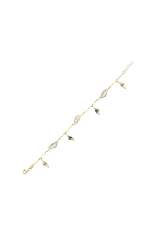 Pembe Sedefli Altın Bileklik