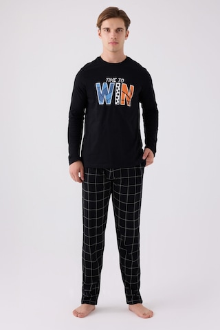 Arnetta Erkek Siyah Pijama Takım Ar3170-s-v1