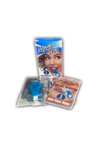 Magic Kit Diş Beyazlatıcı Diş Lekesi Temizleme Kiti + 5 Yedek Silgi