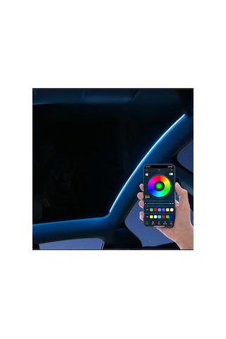 Red Lion Parts Tesla Ve Byd Uyumlu 110cm Araç Cam Tavan Ambiyans Aydınlatma Seti Usb Versiyon Diğer