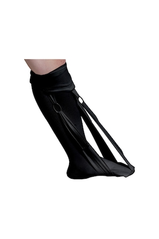 Qingmipy Üçüncü Nesil Siyah Basınç Çorabı - Ayak Aşağı Doğruyu Düzeltir, Ayak Tabanı Fasya Stretç Edir, Kan Dolaşımını Artırır L/xl