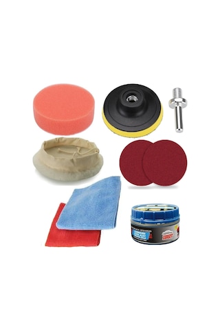 Araç Kaporta Boya Polisaj Seti Cizik Giderme Autokit Pasta Cila