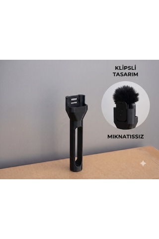 Djı Mic 3 El Tipi Mikrofon Tutucu Ergonomik Röportaj Ve Video Aparatı - Kısa Model 12 Cm