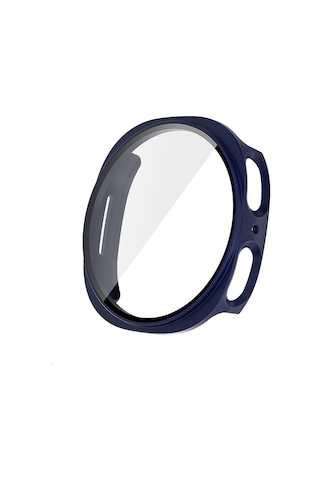Galaxy Uyumlu Watch 8 40mm Sert Pc Kasa Ve Ekran Koruyucu Ardx Watch Gard 38 - Lacivert
