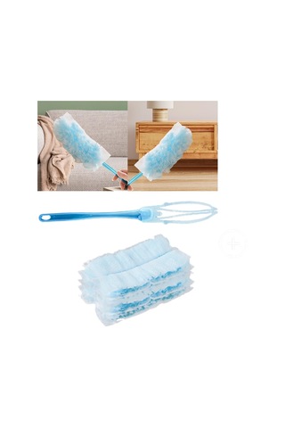 Homyl Duster Yedekler Pratik Elektrostatik Panjur Mobilya Saplı Mavi