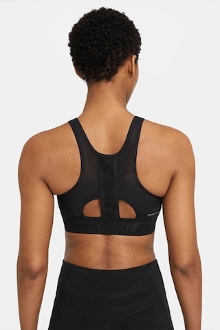 Nike Dri Fit Adv Bra Black Ref Pad Çıkartılabilir Pedli Siyah Sporcu Sütyeni Bra