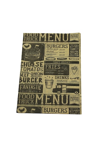 Kağıt Sunum Altlığı 25x35 Cm 50li Paket Çok Renkli