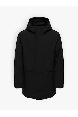 Only & Sons Onsenrıco Waterproof Stretch Parka Noos Erkek Siyah Mont - 22037057