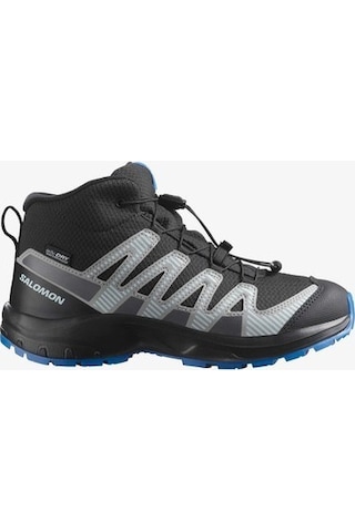 Salomon Xa Pro V8 Mıd Waterproof Cocuk Black/monument/french Blue Bot L47729800 Siyah