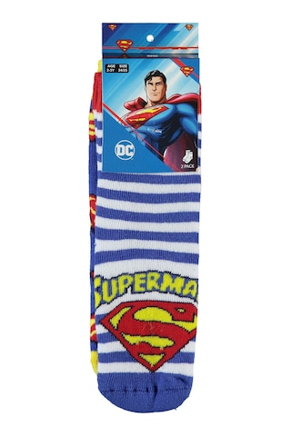 Süperman Erkek Çocuk 2'li Çorap 22 Yaş Sarı 09e07233524w1 Sarı