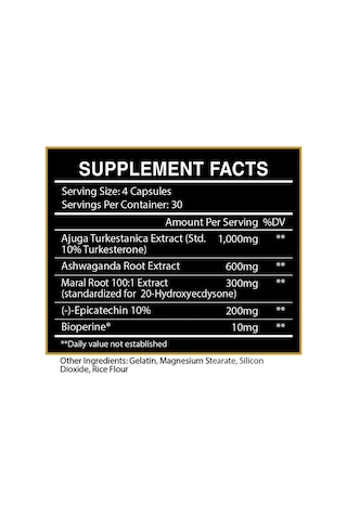 Centurion Labz Turkovar Turkesteron + Ecdysterone 120 Capsül
