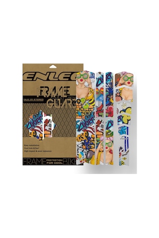 Neevoyu Renkli Güzellik Modeli Bisiklet Çerçeve Koruyucu 500 Mikron Kalın 3d Pvc Folyosu Tüm Bisiklet Modelleri İçin Kırık Ve Çiziklerden Koruma