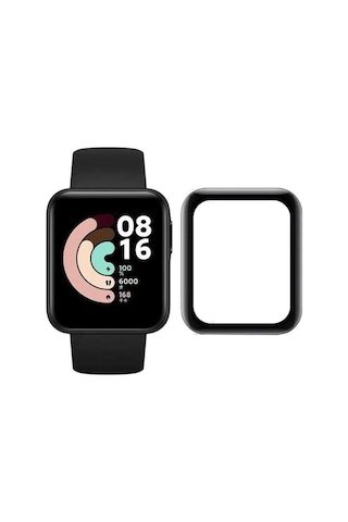 Kilifone - Xiaomi Redmi Watch Mi Watch Lite Uyumlu - Ekran Koruyucu Pmma Pet Saat Ekran Koruyucu - Şeffaf