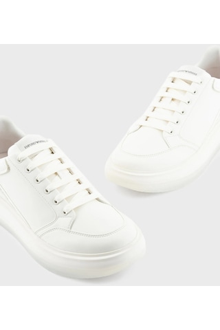 Emporio Armani Erkek Ayakkabı X4x633 Xm964 M801 Beyaz