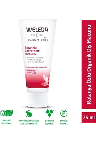 Weleda Ratanya Özlü Organik Diş Macunu 75 ML