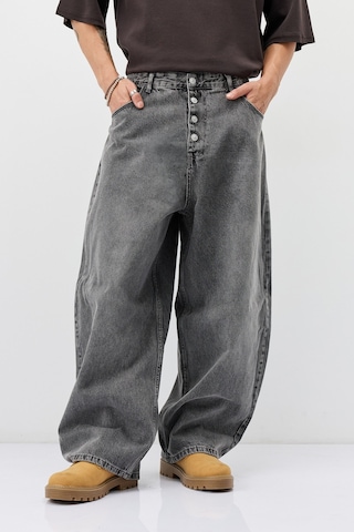 Vamos Barrel Fit Jeans Gri