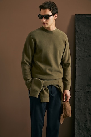 Lufian Logan Erkek Sweatshirt Kahverengi Kahverengi 112030194100400