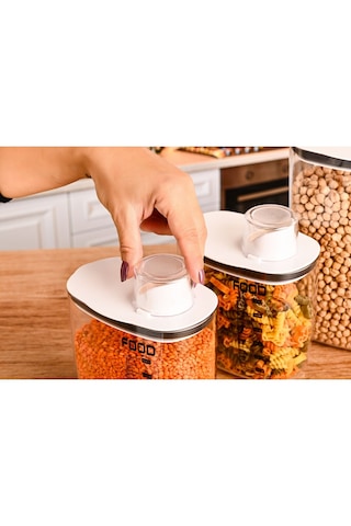 3 Lü Çok Amaçlı Erzak Kabı 1300 Ml.