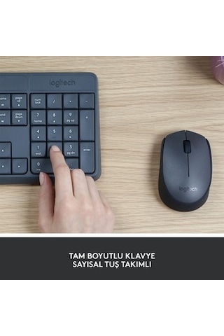 Logitech Mk235 Kablosuz Q Klavye Mouse
