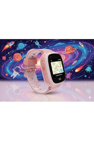 Kn8100p Akıllı Çocuk Saati 4g Sim Kart Destekli Görüntülü Görüşme Özelliği Var