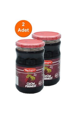 Kardeşler Şekerleme Üzüm Pekmezi Cam Kavanoz 2 x 800 G