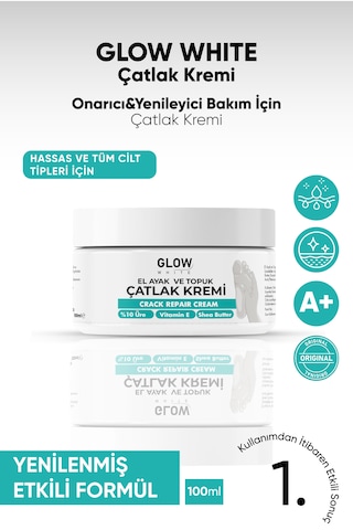 Glow Whıte %10 Üreli El, Ayak Ve Topuk Kremi Yoğun Nem Ve Onarıcı Bakım 100 Ml