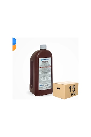 Dermokon Batikon Antiseptik Çözelti 1000ml - 15 Adet