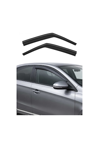 Vw Volt 1996-2006 Arası Uyumlu Araca Özel Sport Style Akrilik Cam Rüzgarlığı Koyu Duman 2 Parça