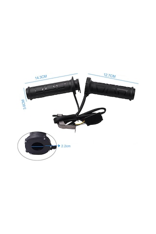 Isıtmalı Elcik 4 Kademeli PWM Kontrollü Motosiklet El Isıtma - Universal Her Motora Uyumlu